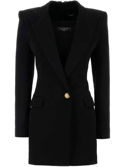 Single-Breasted Blazer Dress