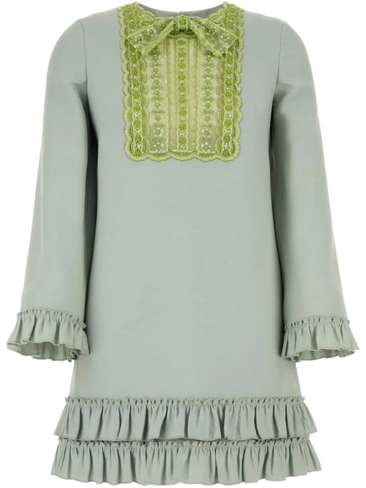 Bow-Detail Mini Dress