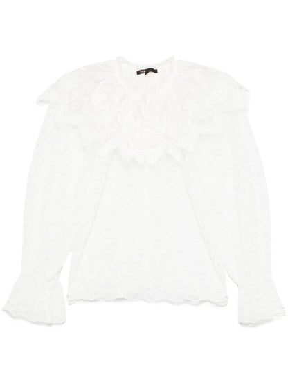 Floral-Lace Blouse