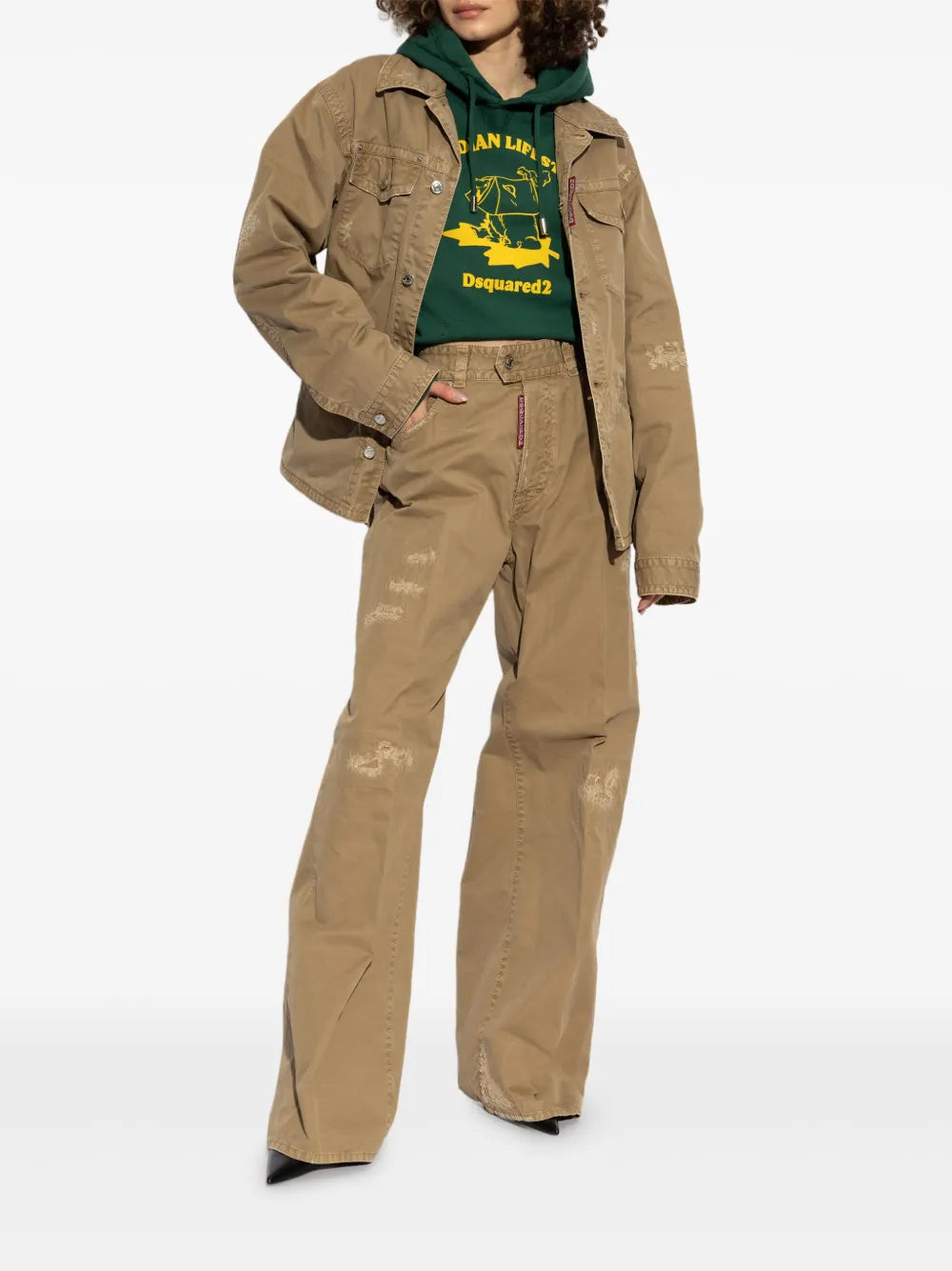 Belted Overshirt