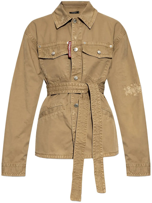 Belted Overshirt
