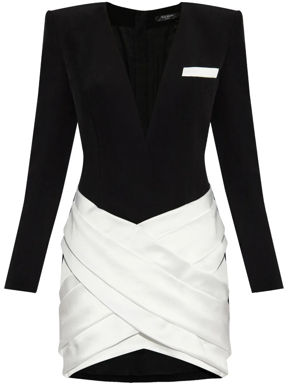 Two-Tone Mini Dress