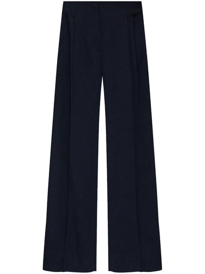 Pleat-Detail Palazzo Pants