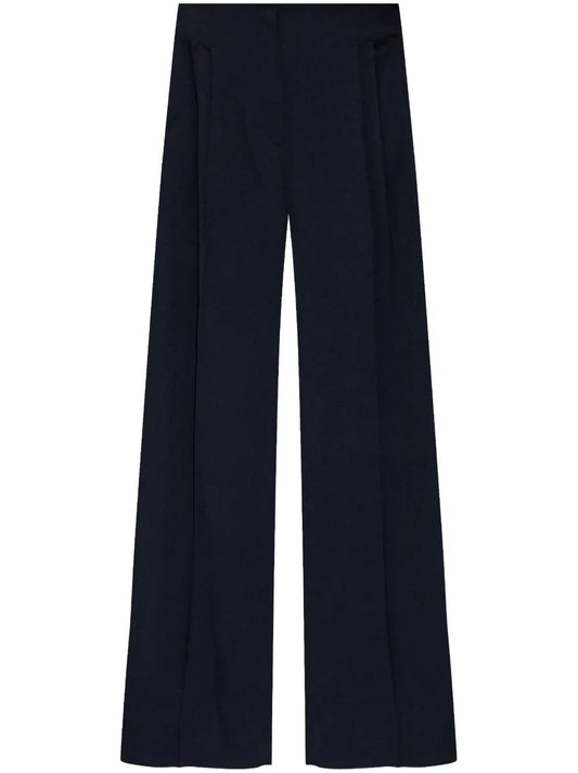 Pleat-Detail Palazzo Pants