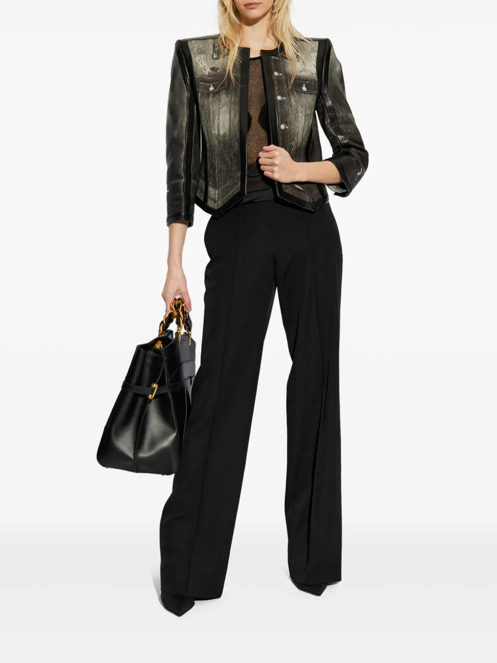 Virgin-Wool Trousers