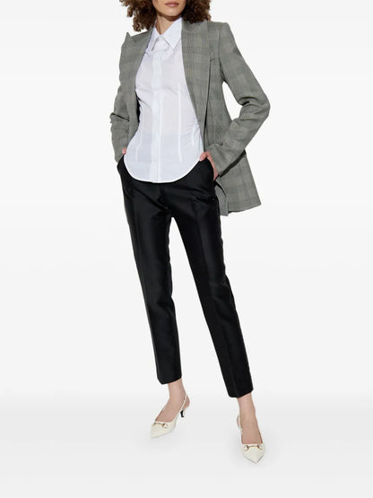 Straight-Leg Trousers