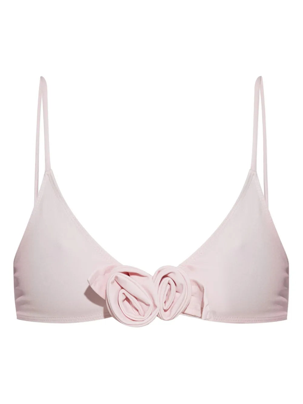Floral-Motif Bikini Top
