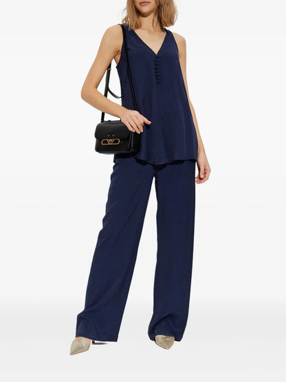 Jacquard Palazzo Pants