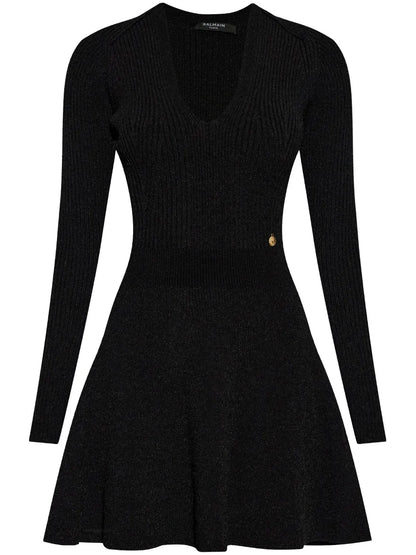 Logo-Charm Mini Dress
