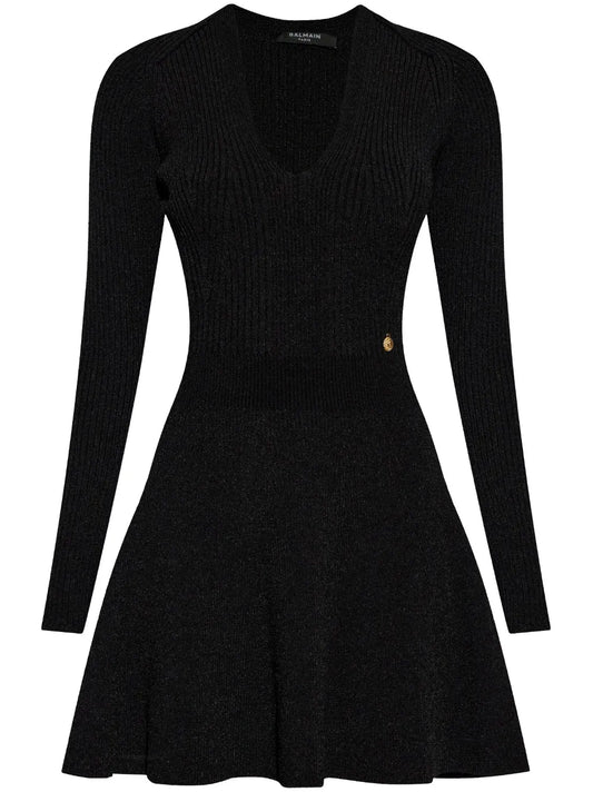 Logo-Charm Mini Dress