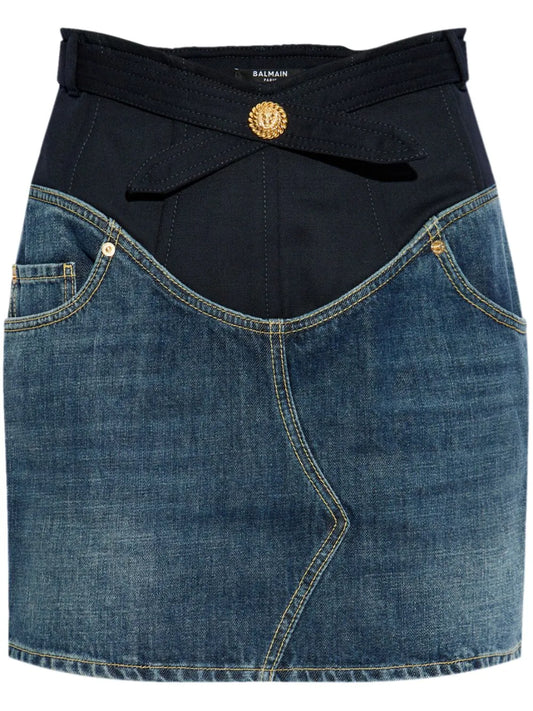 Denim Mini Skirt