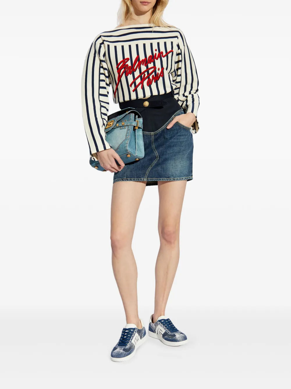 Denim Mini Skirt