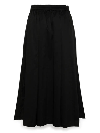Drawstring A-Line Skirt