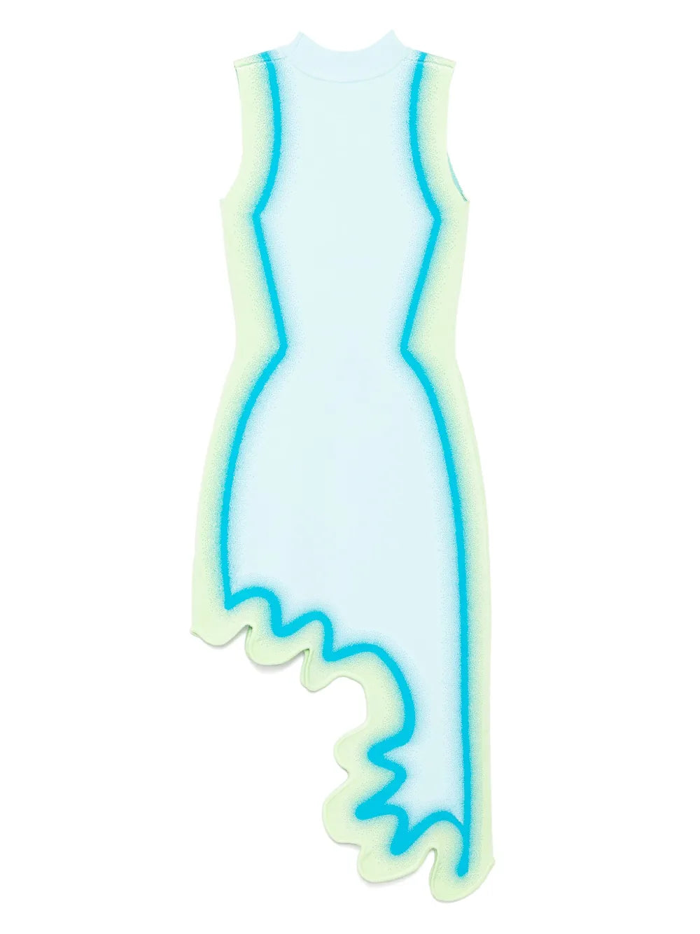 Brooklyn Wavy Asymmetric Dress