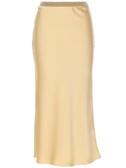 Silk Midi Skirt
