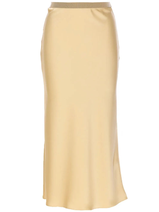 Silk Midi Skirt
