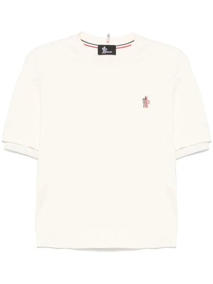 Logo-Patch Cotton T-Shirt