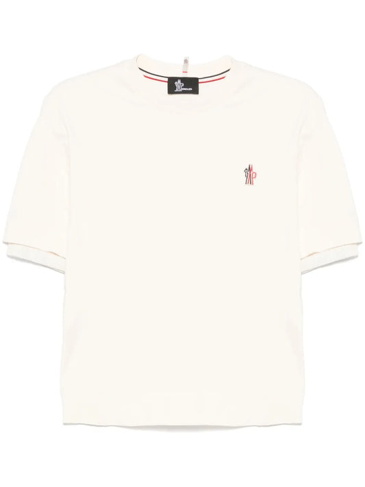 Logo-Patch Cotton T-Shirt