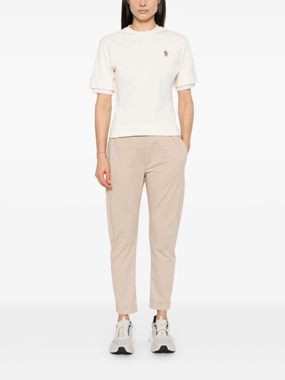 Logo-Patch Cotton T-Shirt