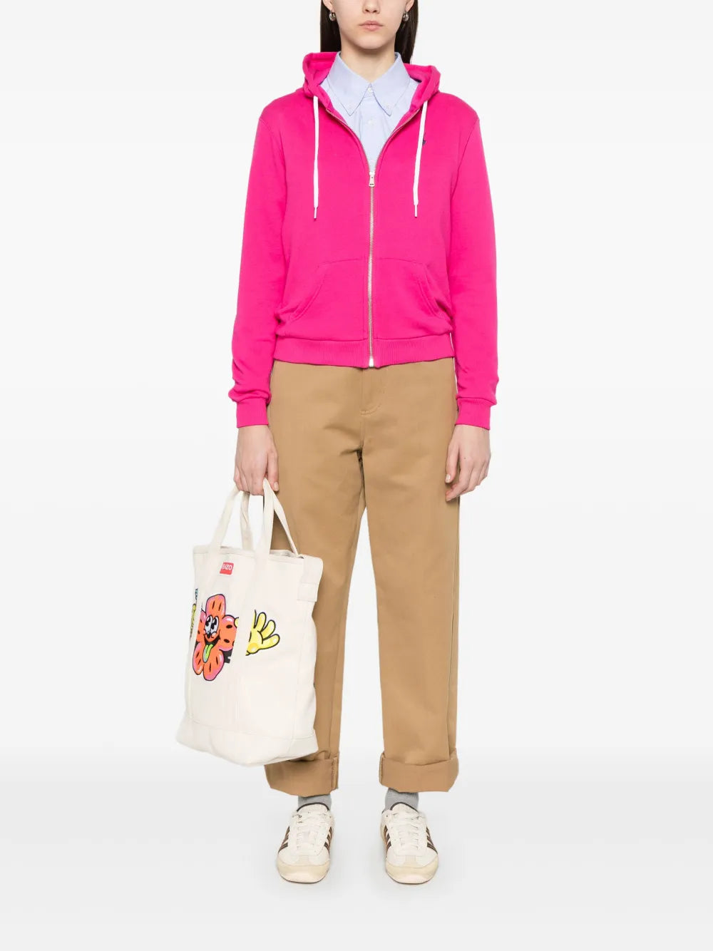 Logo-Embroidered Hoodie