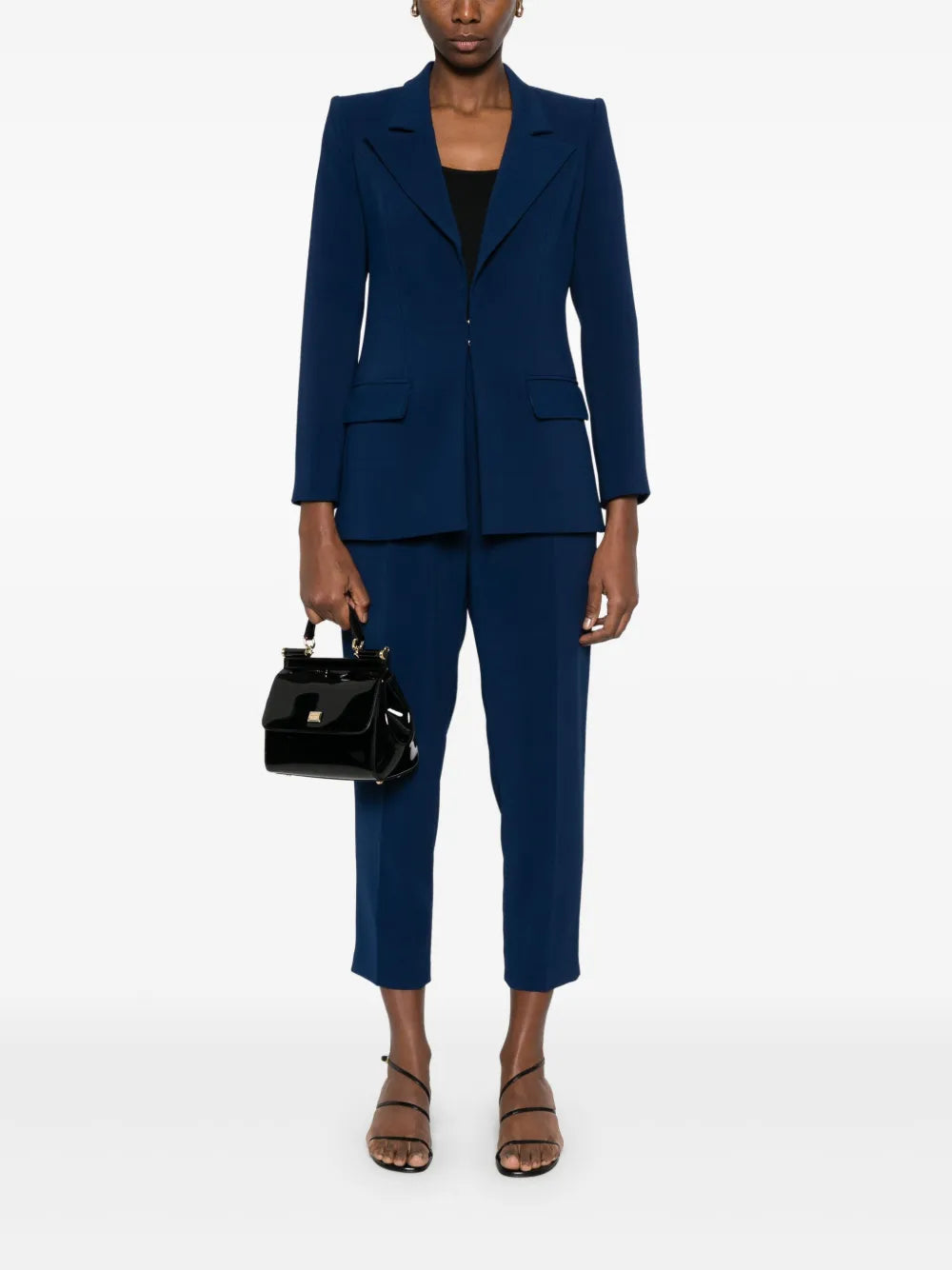 Logo-Detailed Crepe Suit