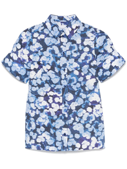 Floral-Print Shirt