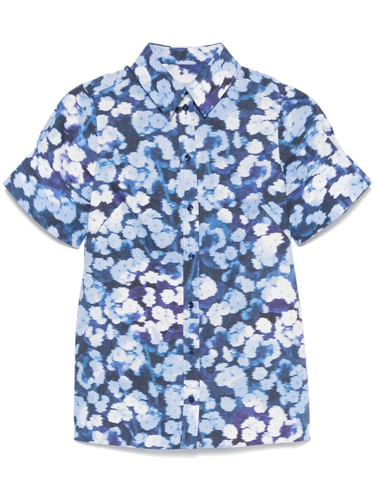 Floral-Print Shirt