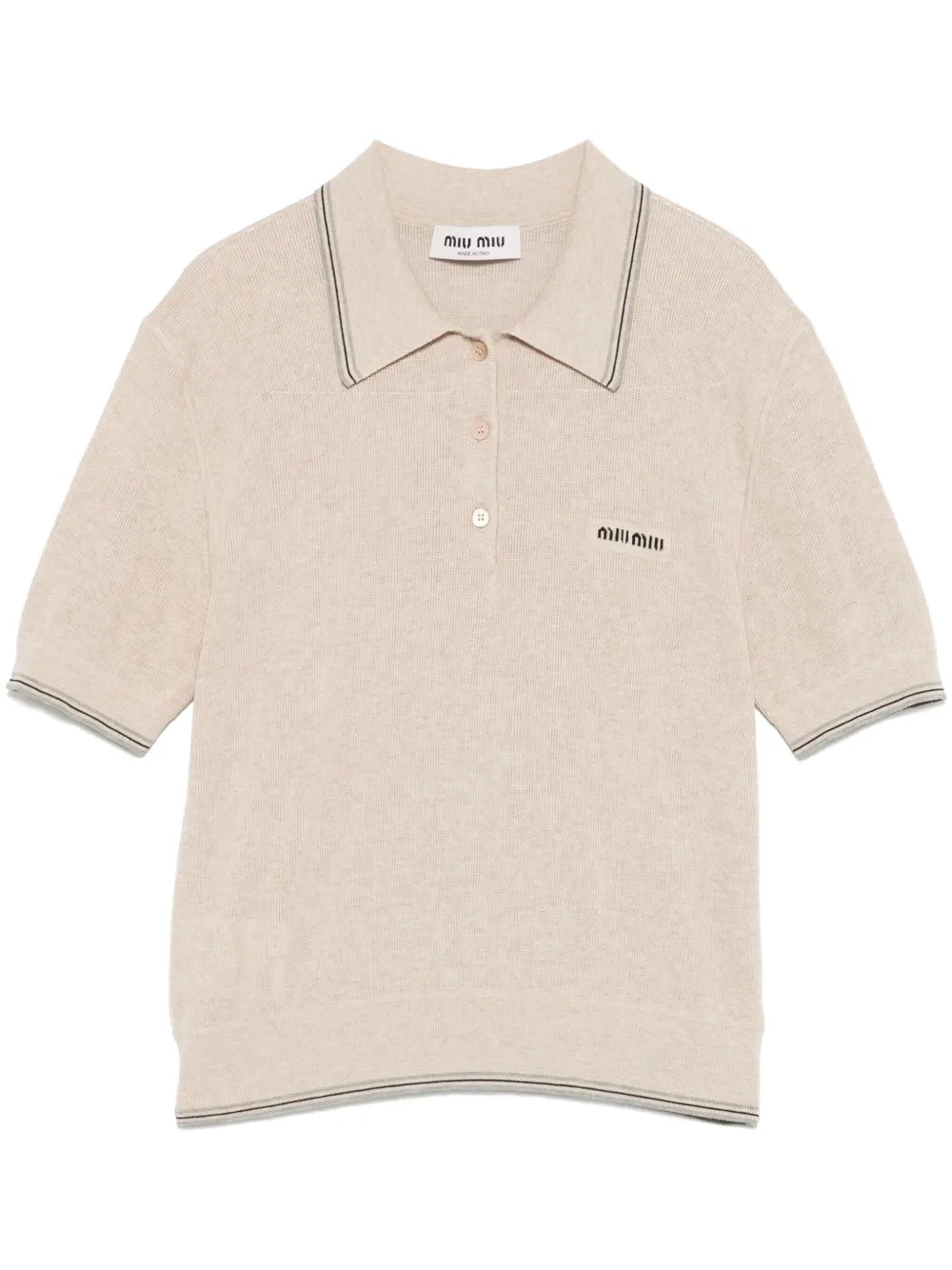 Knitted Polo Top