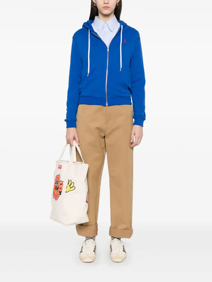 Logo-Embroidered Hoodie