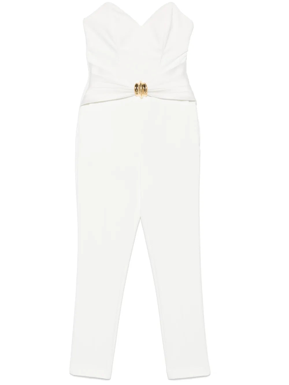 Bow-Detail Crepe Jumpsuit