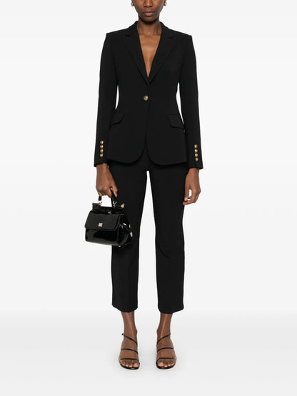 Single-Breasted Crpe Suit