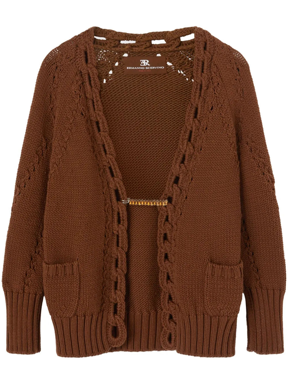 Crystal-Embellished Cardigan