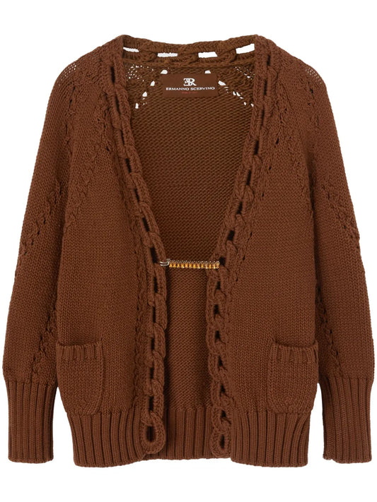 Crystal-Embellished Cardigan