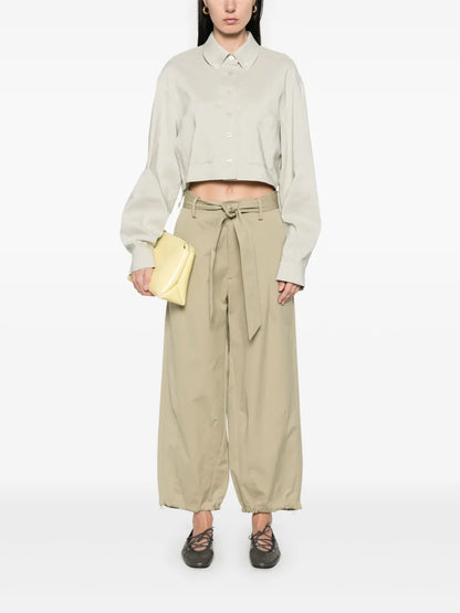 Pocket Cropped Shirt