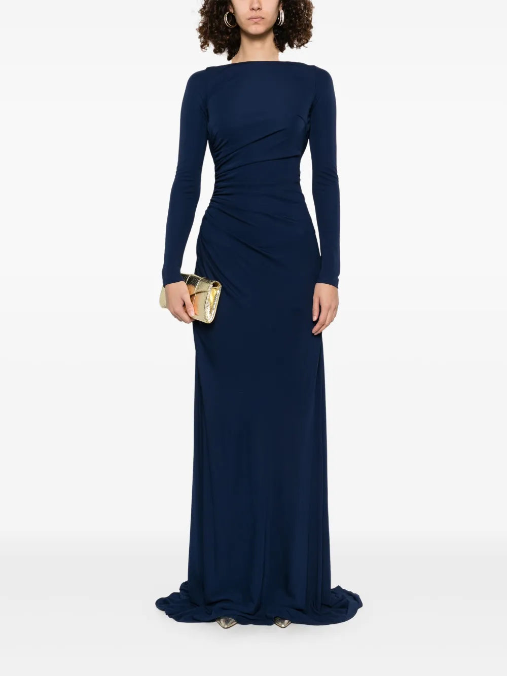 Cowl-Neck Maxi Dress