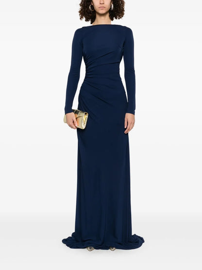 Cowl-Neck Maxi Dress