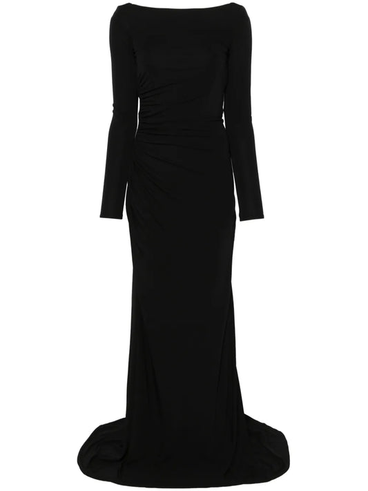 Cowl-Neck Maxi Dress