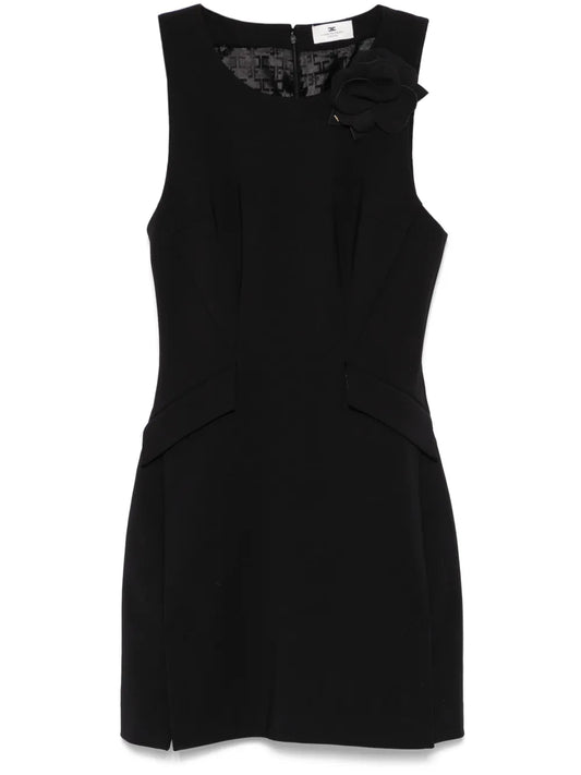 Sleeveless Crepe Mini Dress