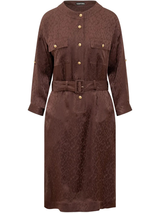 Belted Shirt Dress
