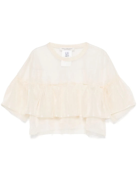 Crepe Crop Top