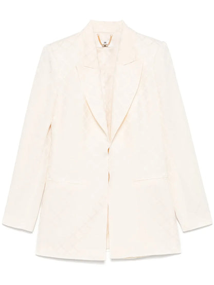 Diamond-Jacquard Blazer