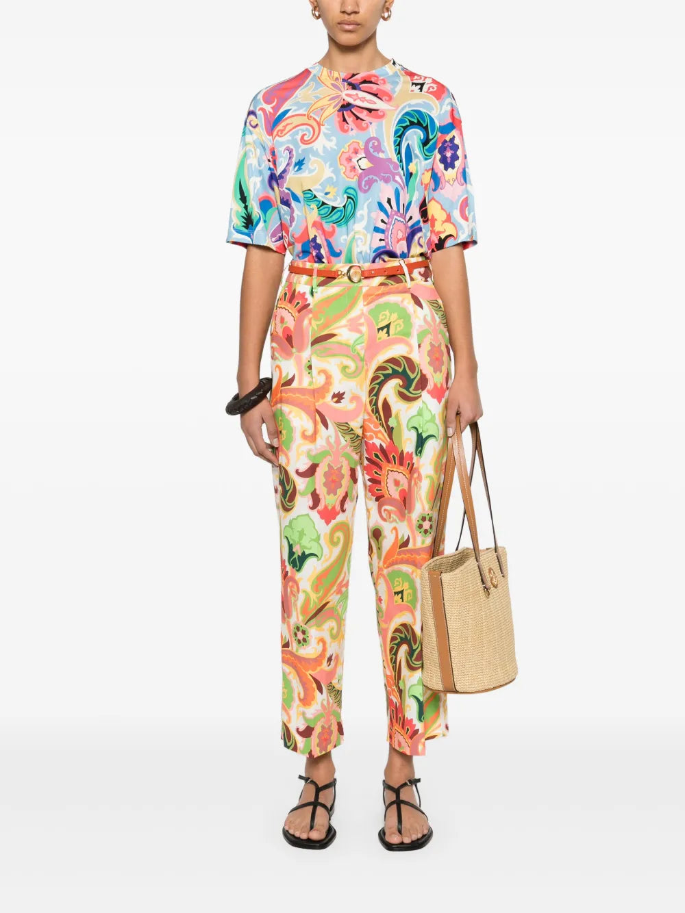 Paisley-Print T-Shirt