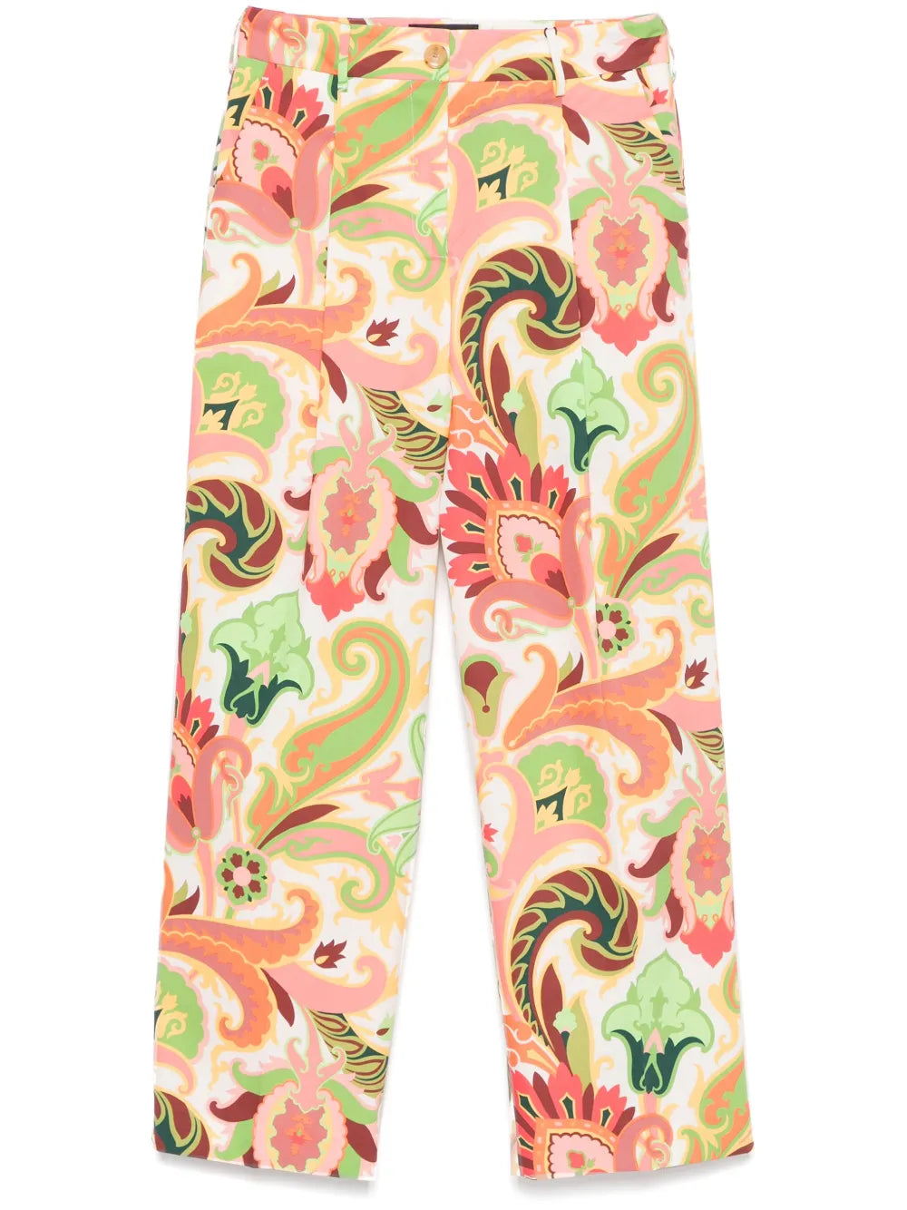 Paisley-Print Trousers