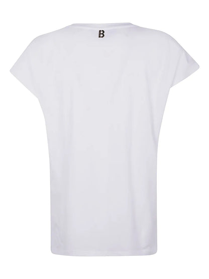 Rose-Embroidery T-Shirt