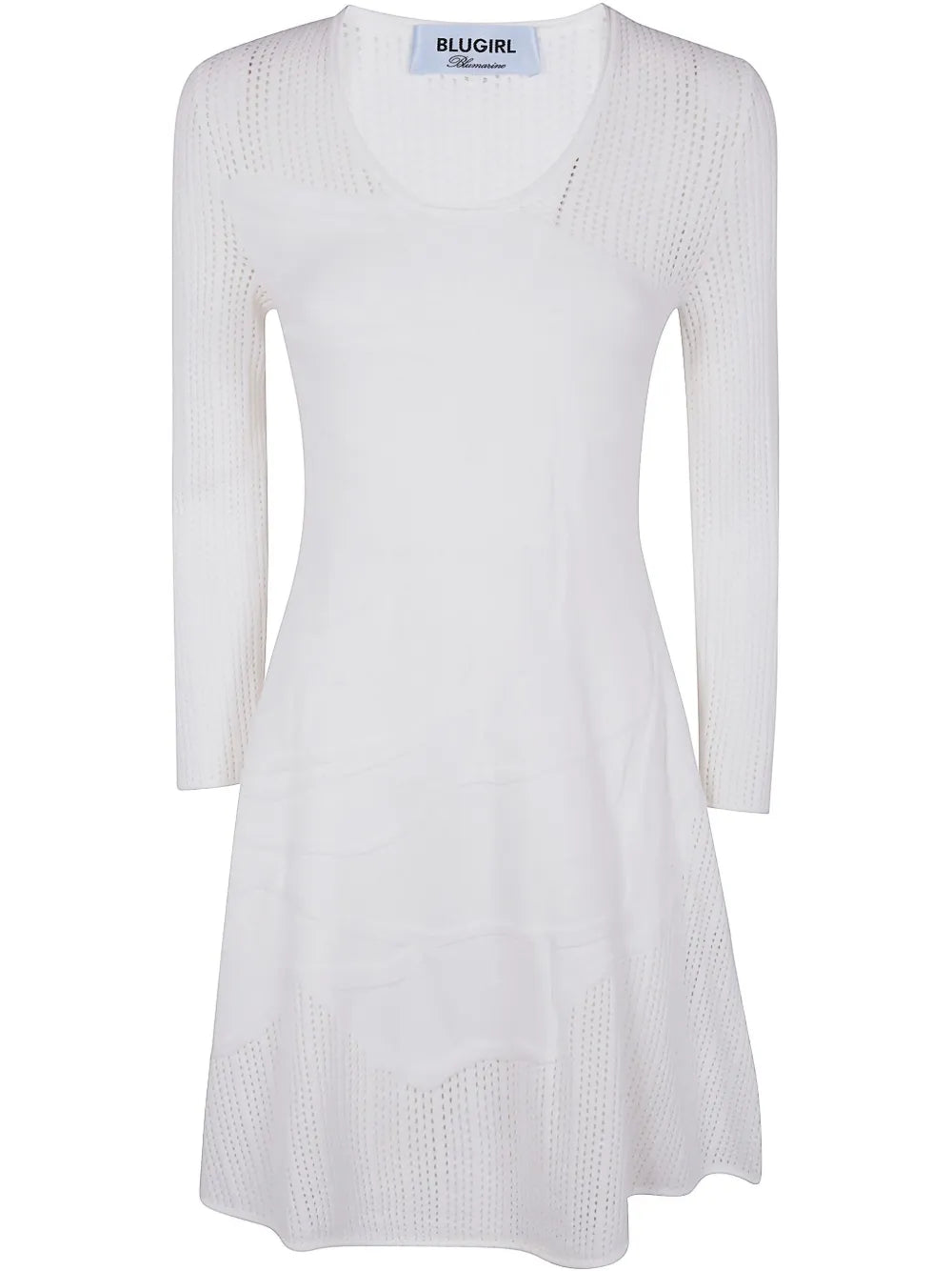 Open-Knit Mini Dress