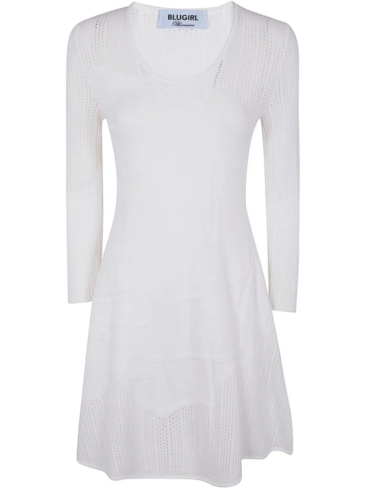 Open-Knit Mini Dress