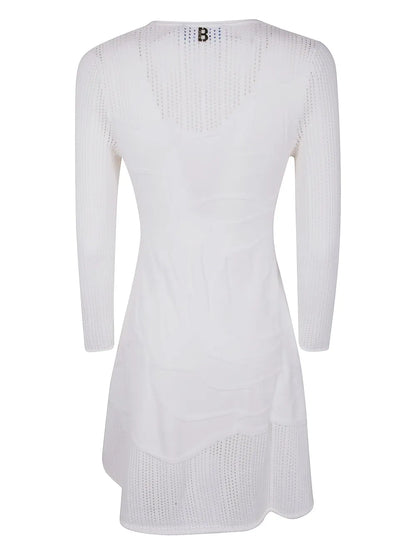 Open-Knit Mini Dress