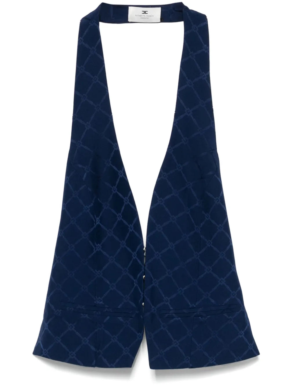 Patterned-Jacquard Top