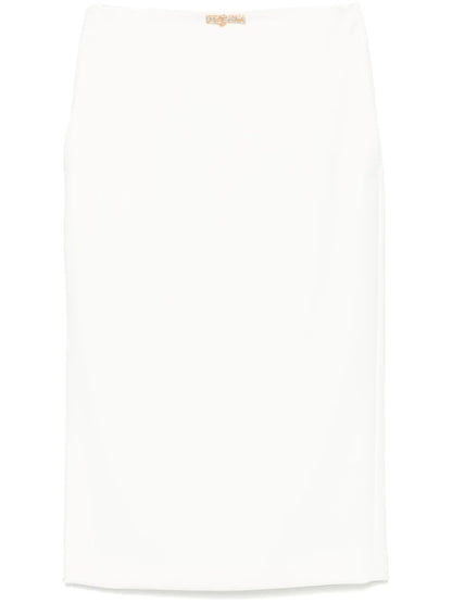 Crepe Midi Skirt