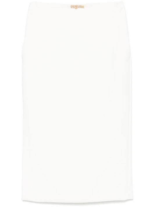 Crepe Midi Skirt